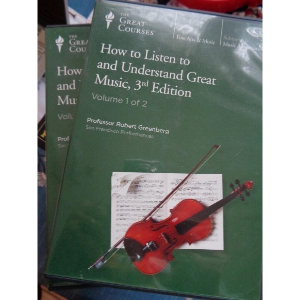 The Great Courses How to Listen to & Understand Great Music 3rd Edition DVDs